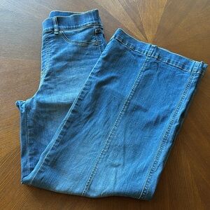 SPANX Wide-Leg Stretch Denim